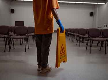 Professional janitorial cleaning team in NYC maintaining spotless office and commercial spaces with expert care and eco-friendly solutions